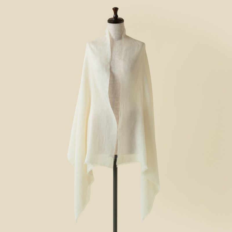 イタリア製　リネンコットンストール
