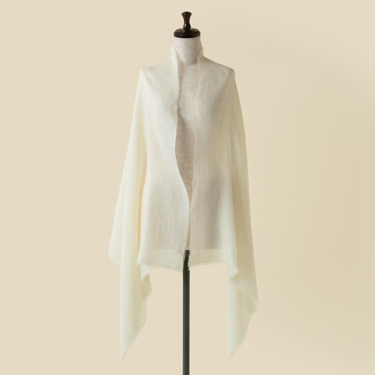 イタリア製　リネンコットンストール