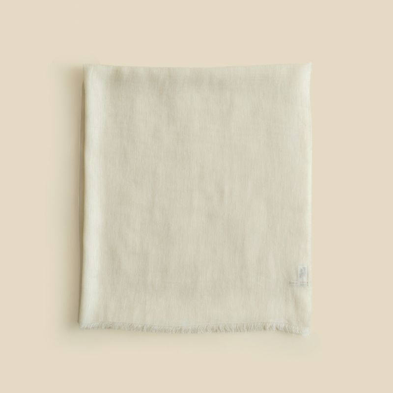 イタリア製　リネンコットンストール