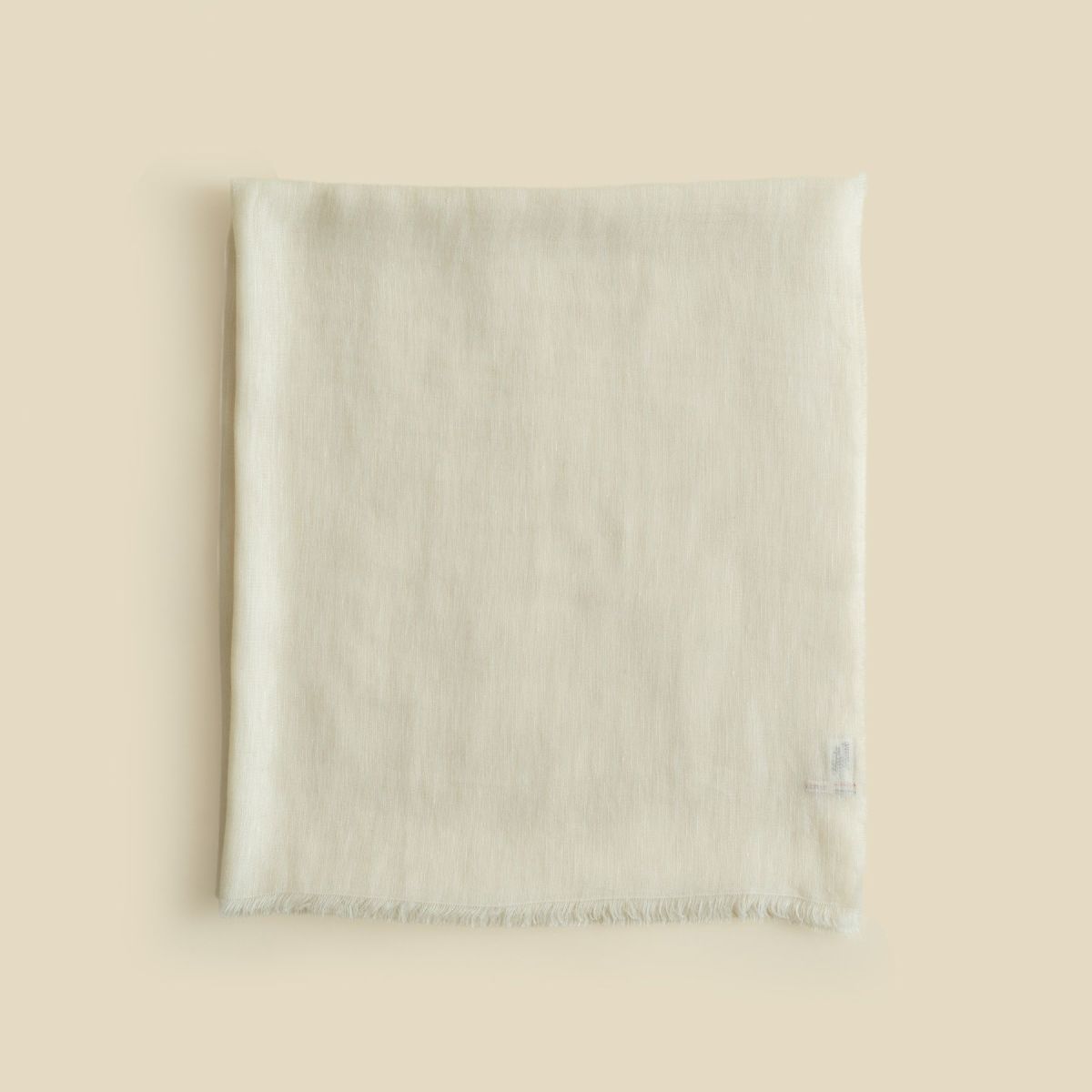 イタリア製　リネンコットンストール