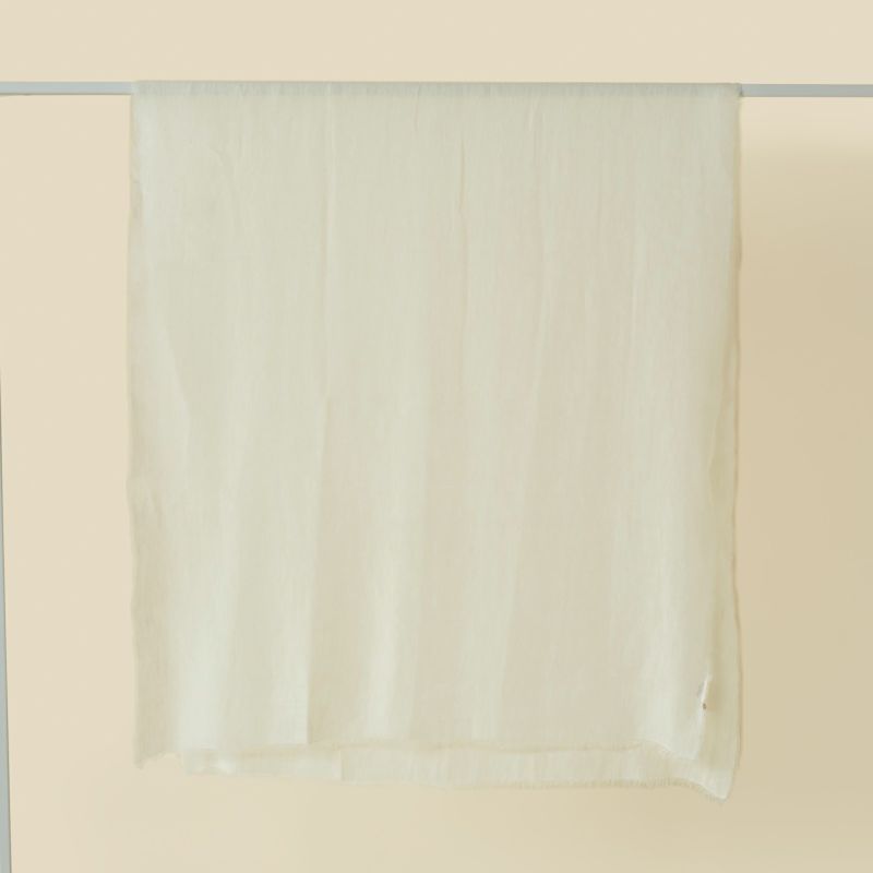 イタリア製　リネンコットンストール