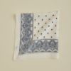 シルク綿ペイズリーウォッシャブルスカーフ＜アイボリー＞　日本製