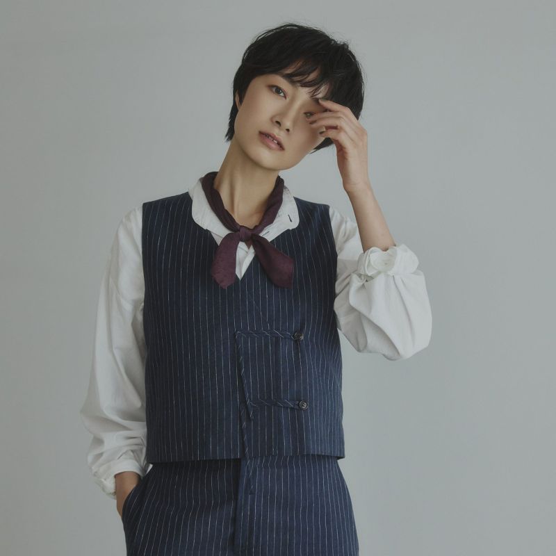 シルクジャカードペイズリー2wayスカーフ＜ボルドー＞　シルク100%　日本製