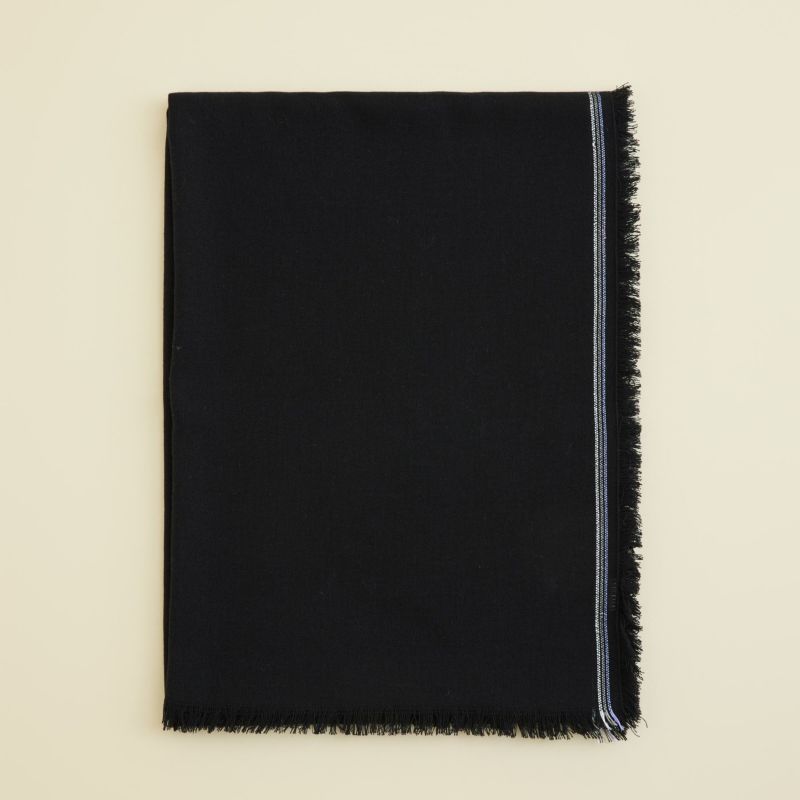 イタリア糸ラインカラー大判ストール