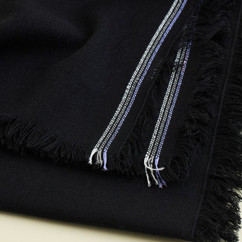 イタリア糸ラインカラー大判ストール