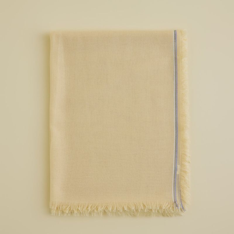 イタリア糸ラインカラー大判ストール