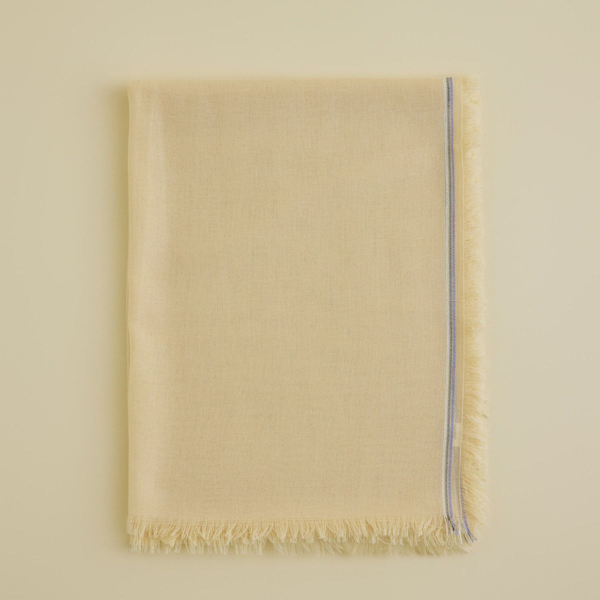 イタリア糸ラインカラー大判ストール