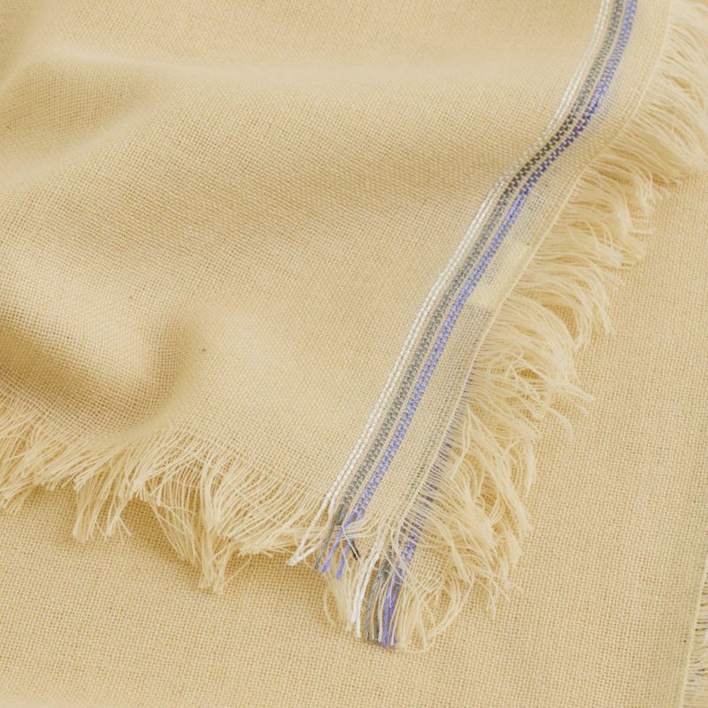 イタリア糸ラインカラー大判ストール