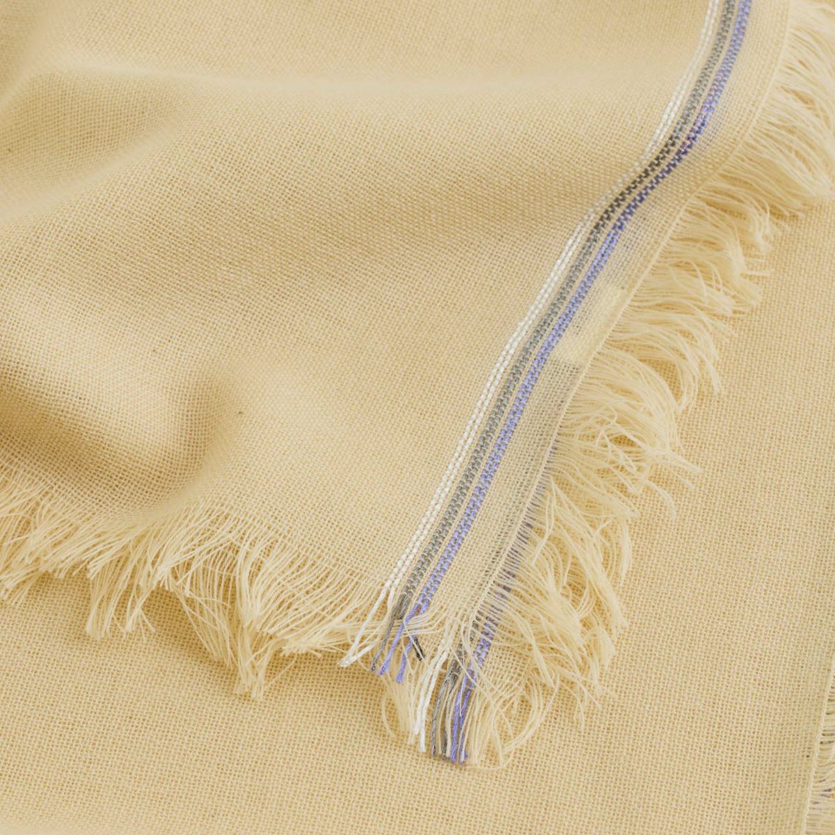 イタリア糸ラインカラー大判ストール