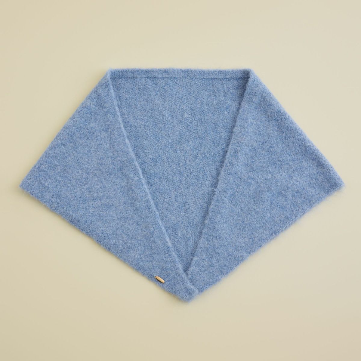ウールブレンド三角ショール