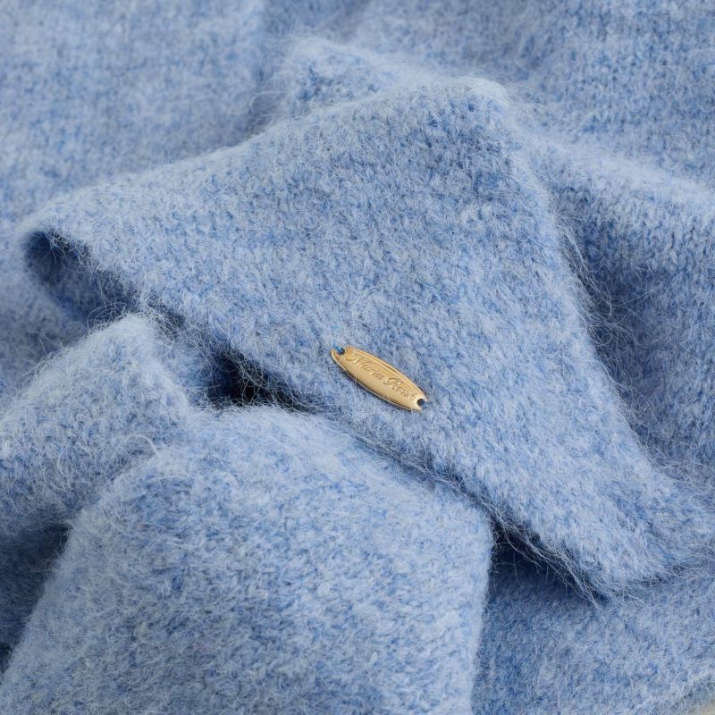 ウールブレンド三角ショール