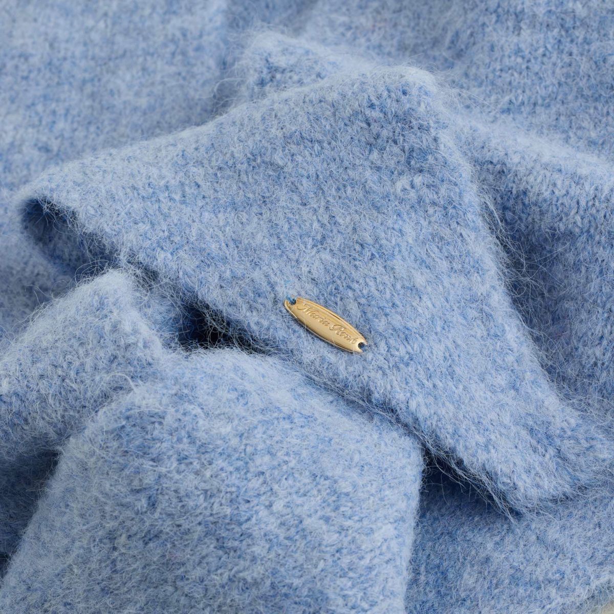 ウールブレンド三角ショール