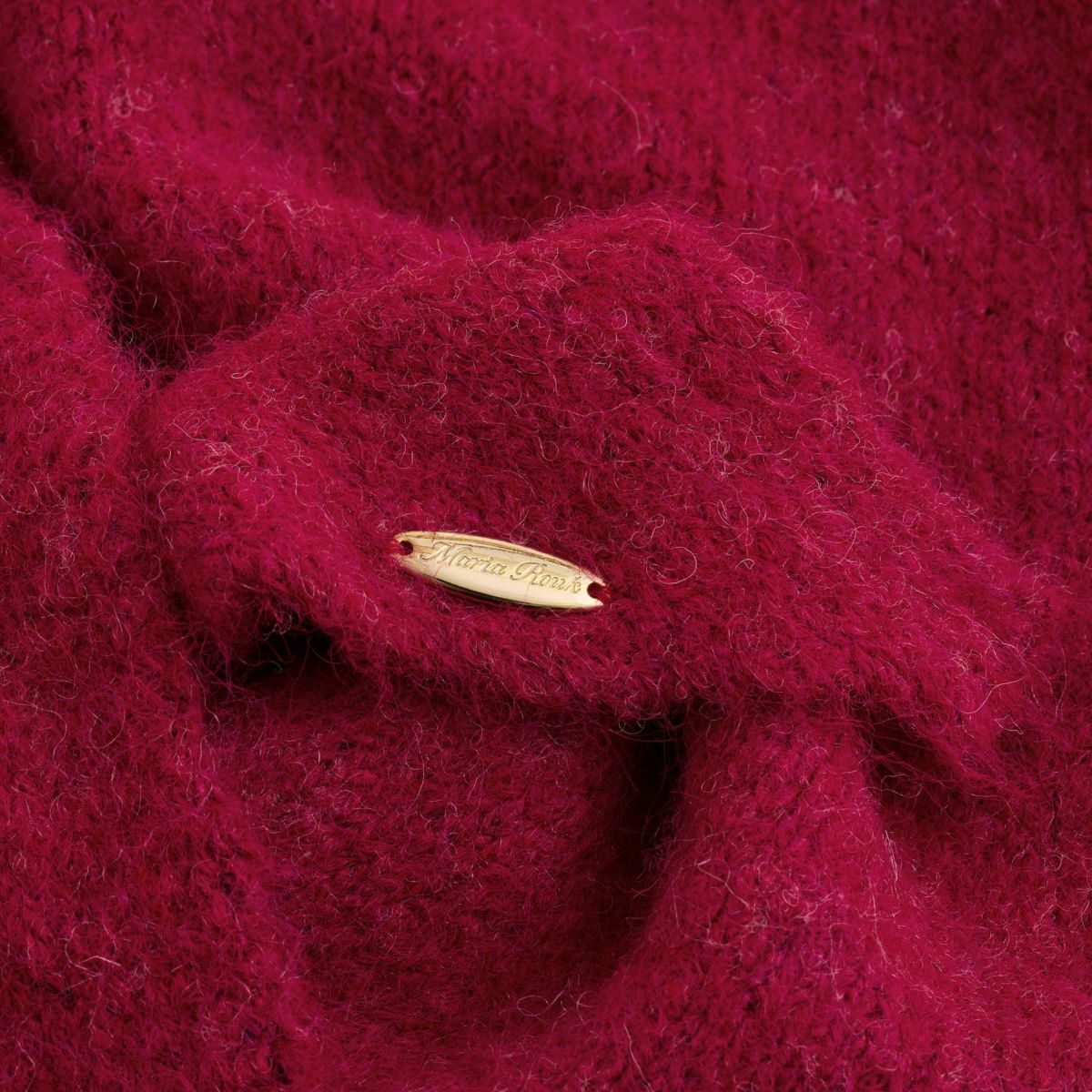 ウールブレンド三角ショール