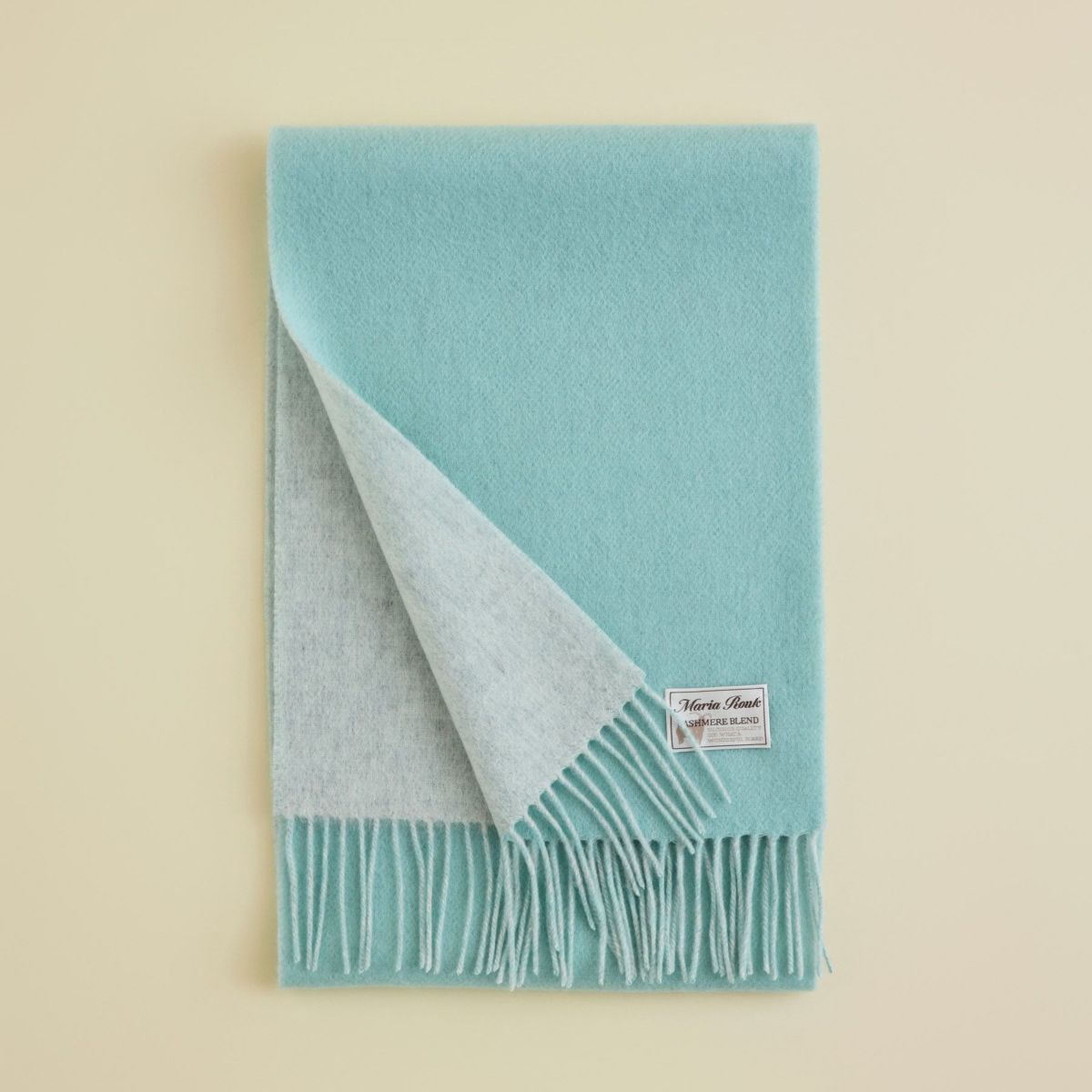 カシミヤブレンドリバーシブルマフラー