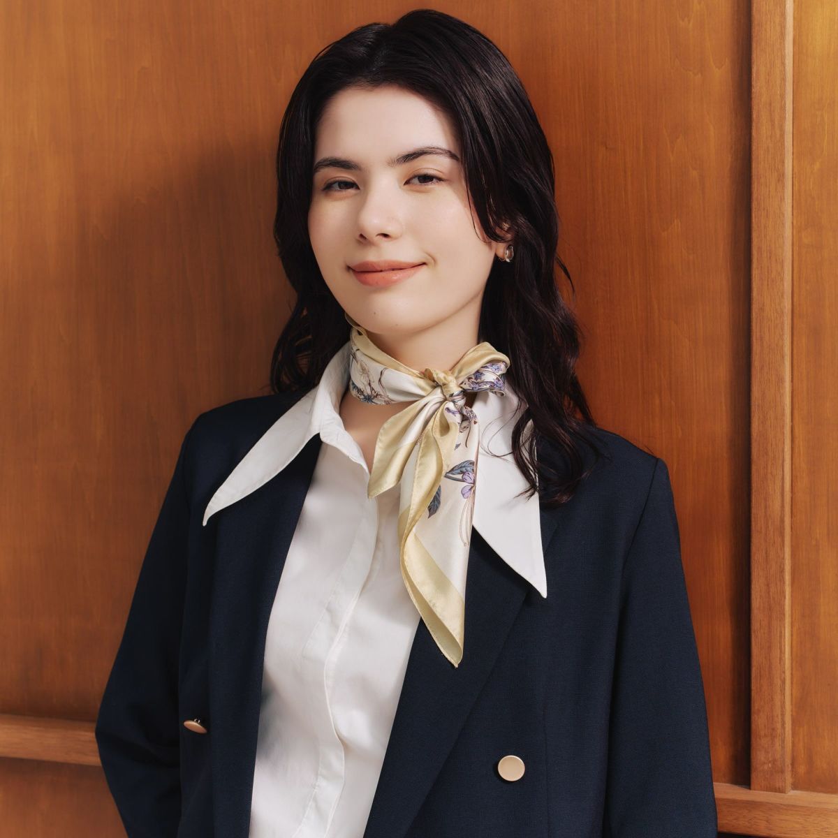 ボタニカルスカーフ